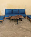 Indigo Wooden Sofa