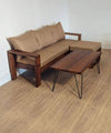 L Shape Wooden 4 Seater Sofa