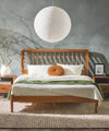Mid Century Slatted Solid wood