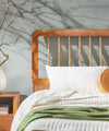 Mid Century Slatted Solid wood