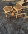 Tree Trunk Acacia Nesting Tables