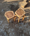 Tree Trunk Acacia Nesting Tables